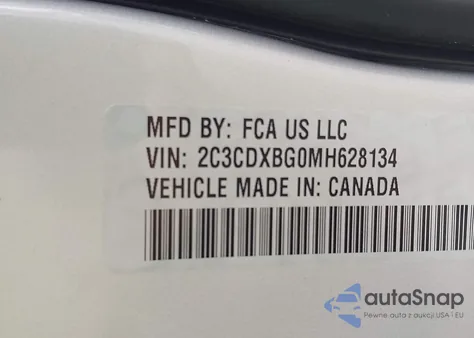 2021 Dodge Charger Sxt Rwd from USA, damaged, VIN 2C3CDXBG0MH628134